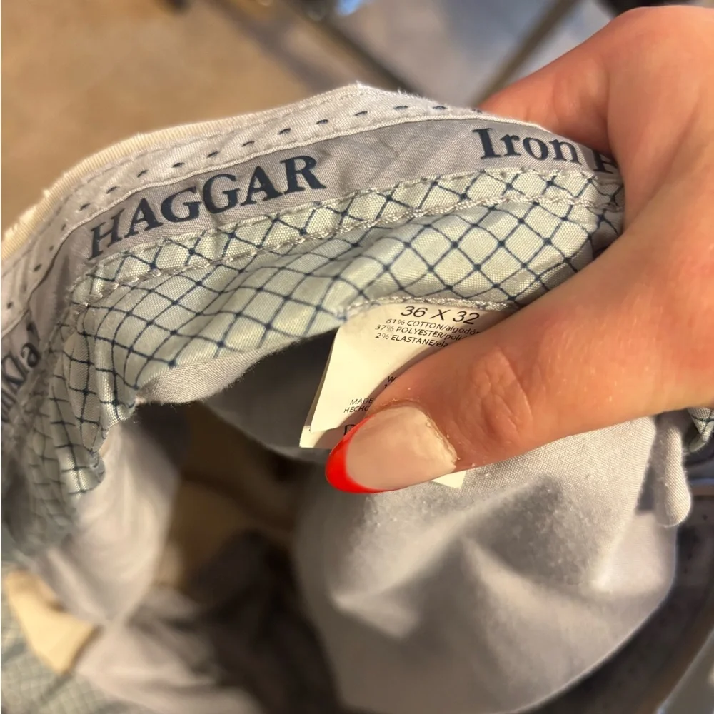 Haggar Men's Light Khaki Chinos‎